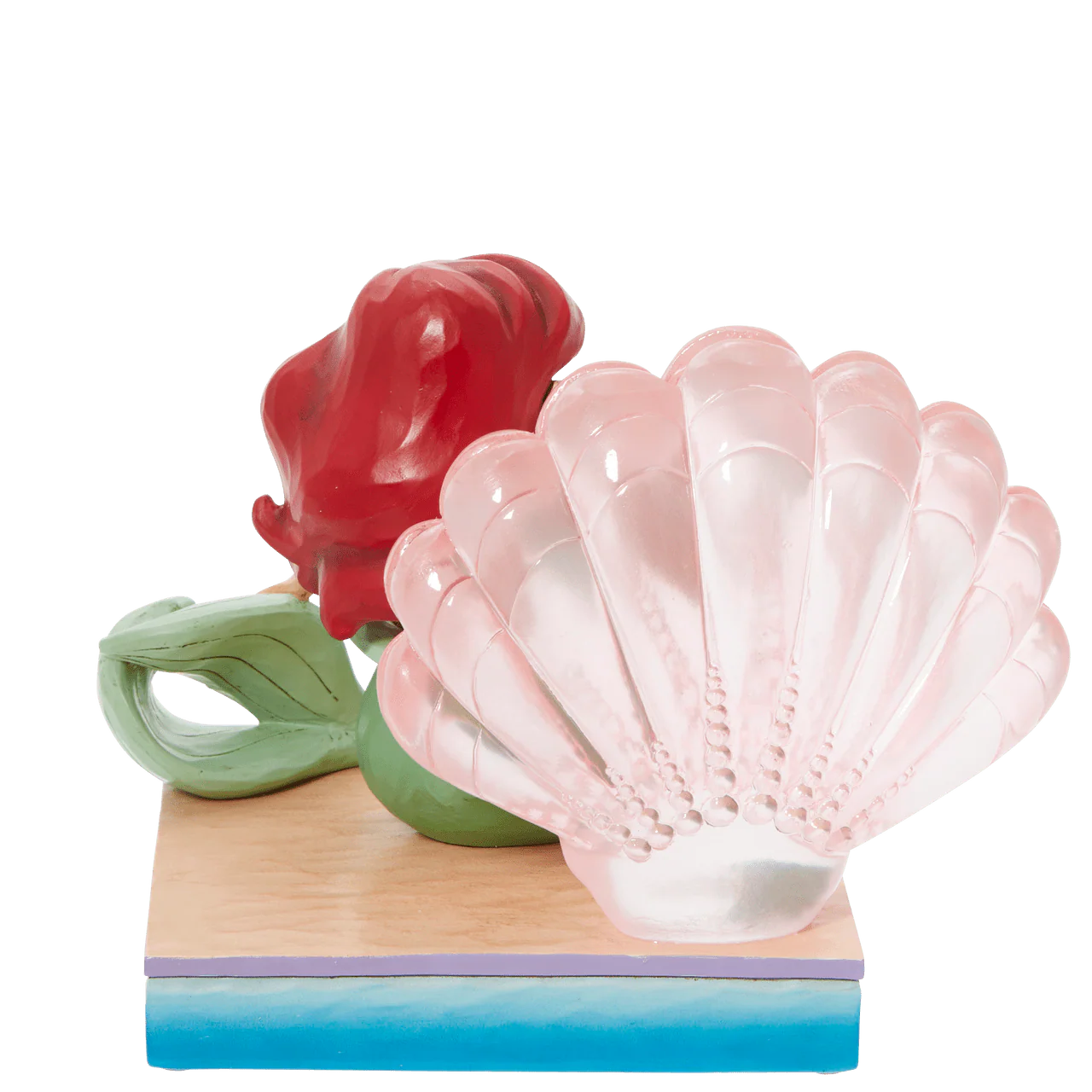 Disney Traditions Ariel with Clear Resin Shell Figurine By Jim Shore 6011923 - Image 4