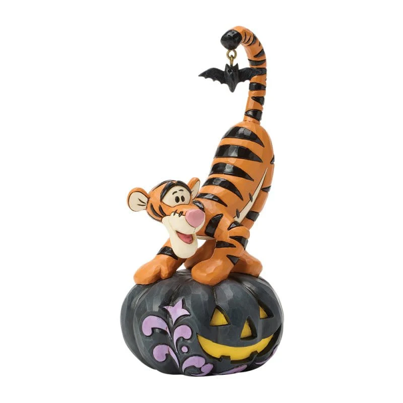 Disney Traditions Bat-tastic Fun (Tigger on Jack-O-Lantern) Figurine By Jim Shore 6017944 - Image 2