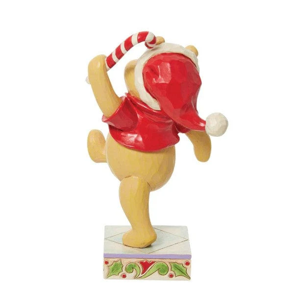 Disney Traditions Christmas Sweetie Winnie the Pooh Christmas Figurine by Jim Shore 6013062 - Image 4
