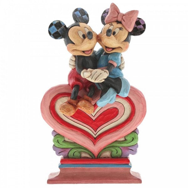 Disney Traditions Heart to Heart - Mickey Mouse and Minnie Mouse Figurine 6001282