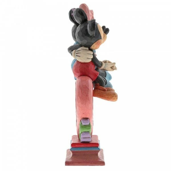 Disney Traditions Heart to Heart - Mickey Mouse and Minnie Mouse Figurine 6001282 - Image 2