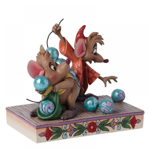Disney Traditions Jaq and Gus Figurine by Jim Shore 6015020 - Image 2