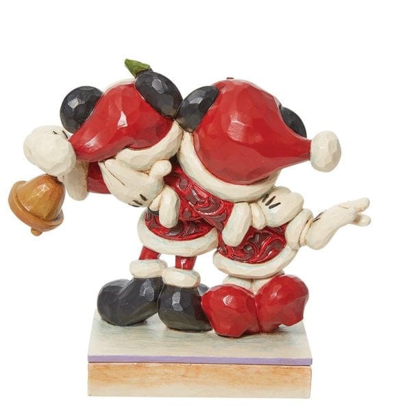 Disney Traditions Jingle Bell Mickey & Minnie Santa Christmas Figurine by Jim Shore 6013058 - Image 4