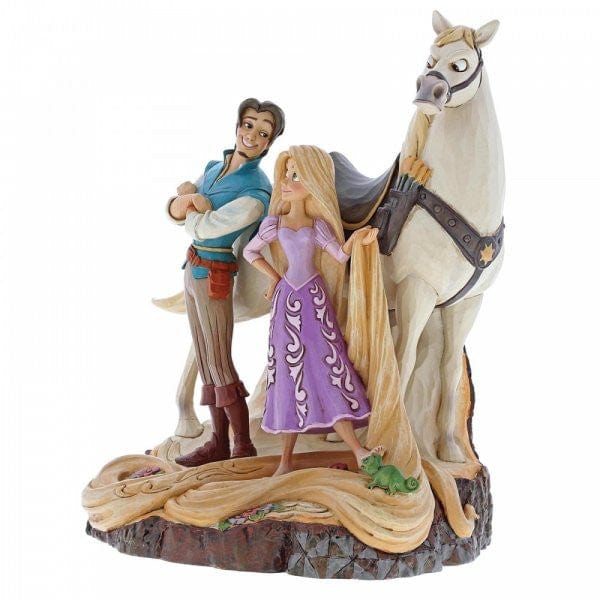 Disney Traditions Live Your Dream - Carved by Heart Tangled Figurine 4059736 - Image 2