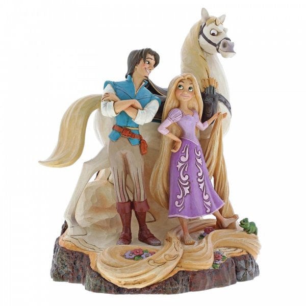 Disney Traditions Live Your Dream - Carved by Heart Tangled Figurine 4059736 - Image 3
