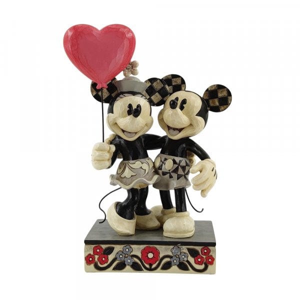 Disney Traditions Mickey And Minnie Love Balloon Figurine By Jim Shore