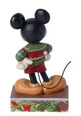Disney Traditions Mickey Mouse Christmas Sweater Figurine by Jim Shore 6015002 - Image 2