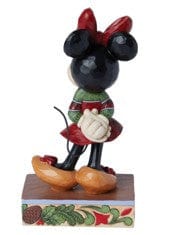 Disney Traditions Minnie Mouse Christmas Sweater Figurine by Jim Shore 6015003 - Image 2