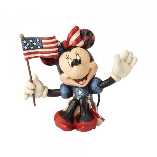 Disney Traditions Minnie Patriotic Mini Figurine 4056744