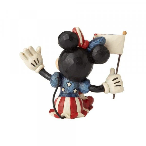 Disney Traditions Minnie Patriotic Mini Figurine 4056744 - Image 3
