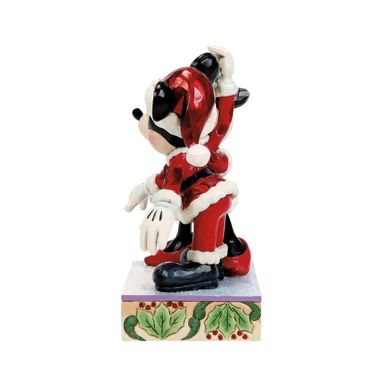 Disney Traditions Mistletoe Moments (Mickey and Minnie Mistletoe) Figurine By Jim Shore 6018709 - Image 3