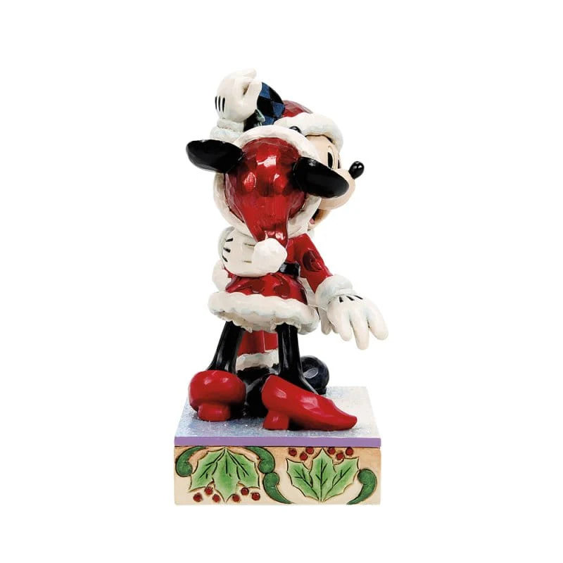 Disney Traditions Mistletoe Moments (Mickey and Minnie Mistletoe) Figurine By Jim Shore 6018709 - Image 4