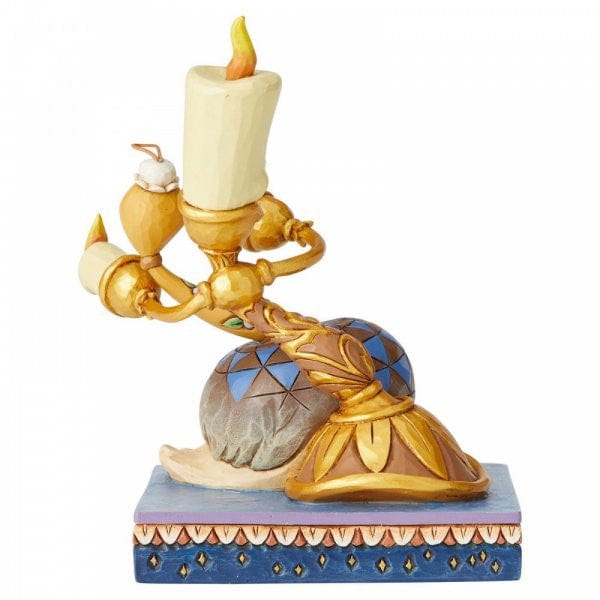 Disney Traditions Romance by Candlelight - Lumiere and Feather Duster Figurine 6002814 - Image 4