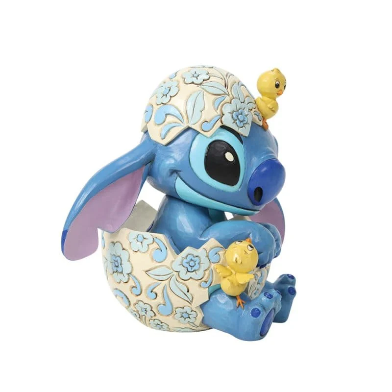 Disney Traditions Stitch Egg With Chicks Lilo & Stitch Figurine By Jim Shore - Image 2