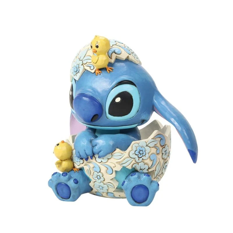 Disney Traditions Stitch Egg With Chicks Lilo & Stitch Figurine By Jim Shore - Image 4