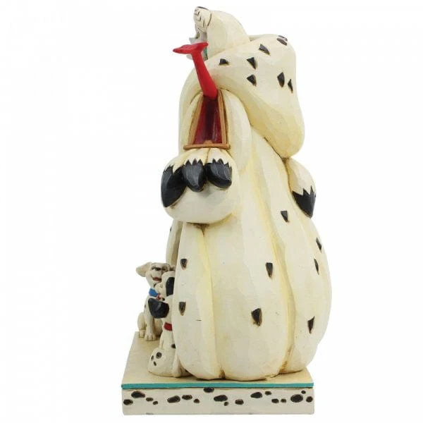 Disney Traditions The Cute and the Cruel - Cruella and Puppies Figurine 6005970 - Image 3