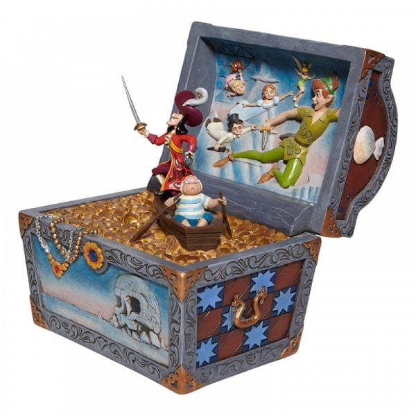 Disney Traditions Treasure strewn Tableau - Peter Pan Flying Scene Figurine 6008063 - Image 2