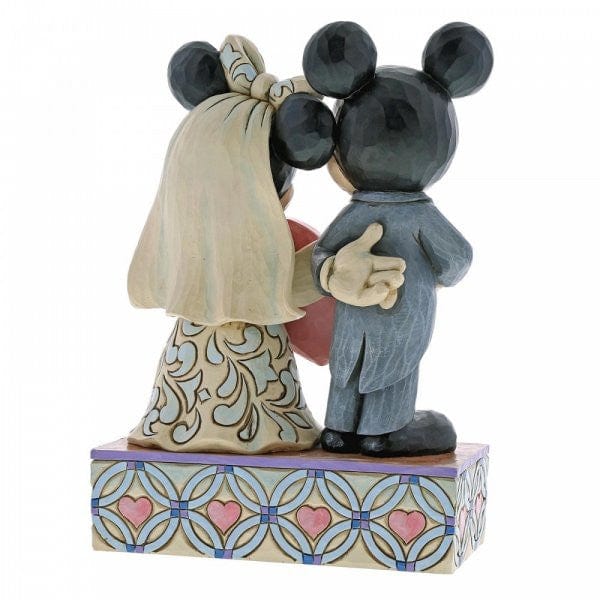 Disney Traditions Two Souls, One Heart - Mickey Mouse and Minnie Mouse Figurine 4059748 - Image 3