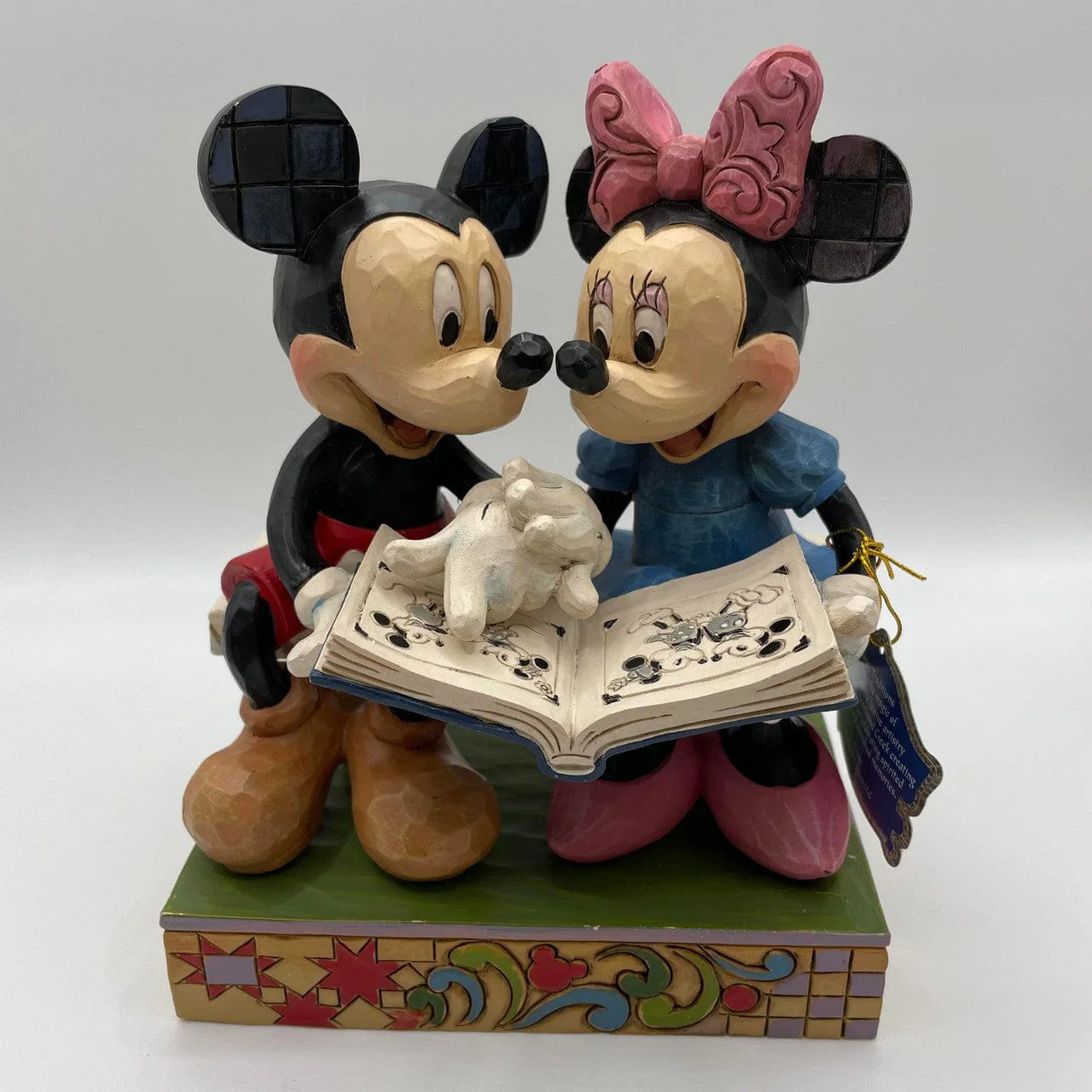 Disney Traditions Valentines Mickey and Minnie 4 Pack Bundle Figurines - Kissing Booth, Campfire, Sharing Memories and Lovebirds - Image 4
