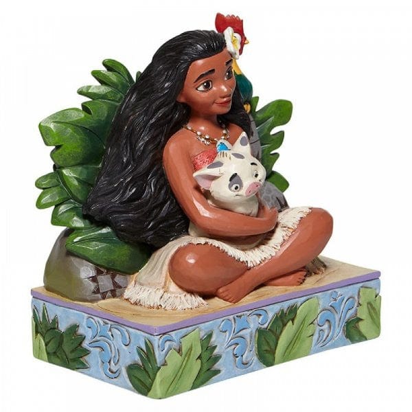 Disney Traditions Welcome to Motunui - Moana with Pua and Hei Hei Figurine 6008078 - Image 3