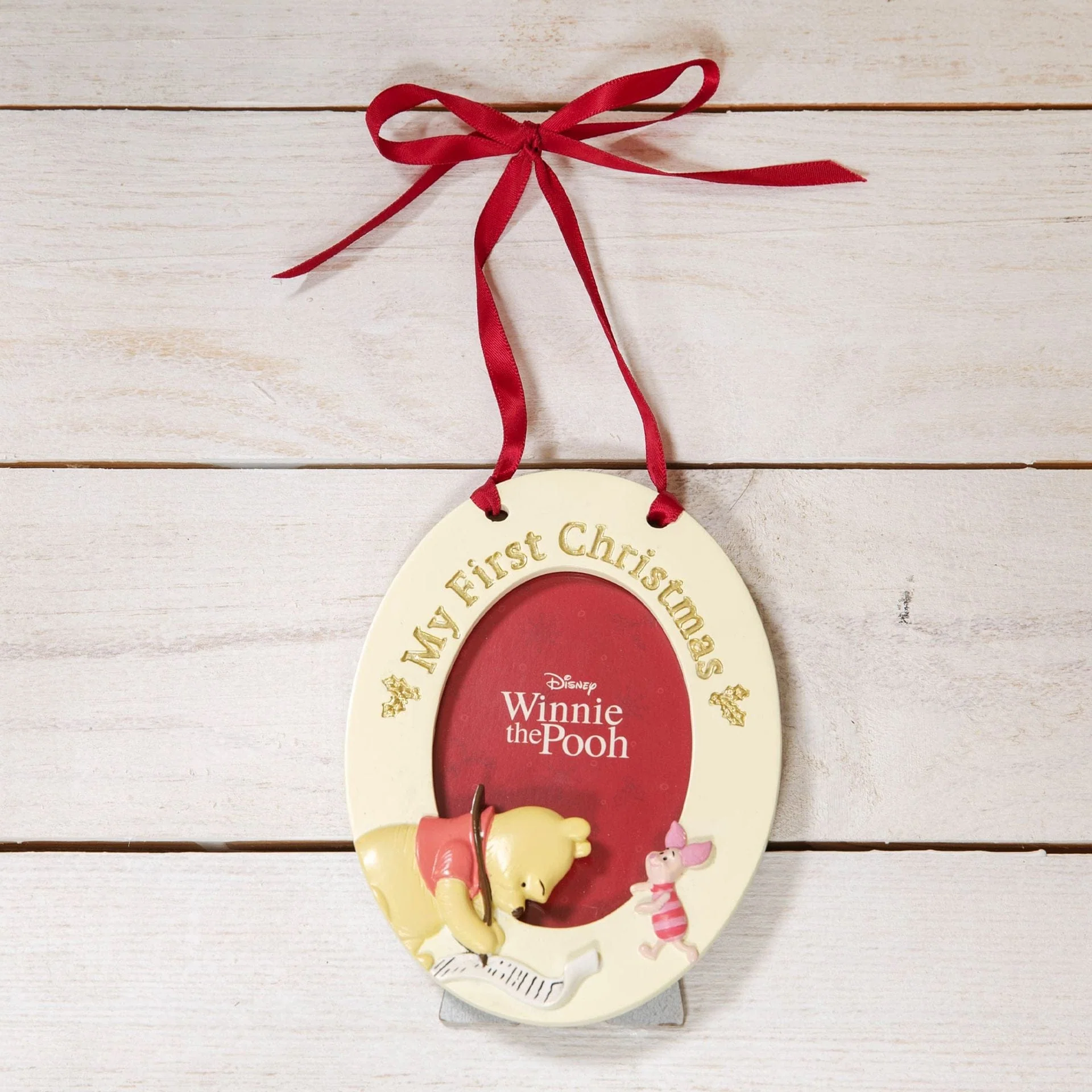 Disney Winnie The Pooh - Baby's First Christmas Hanging Frame - Image 2
