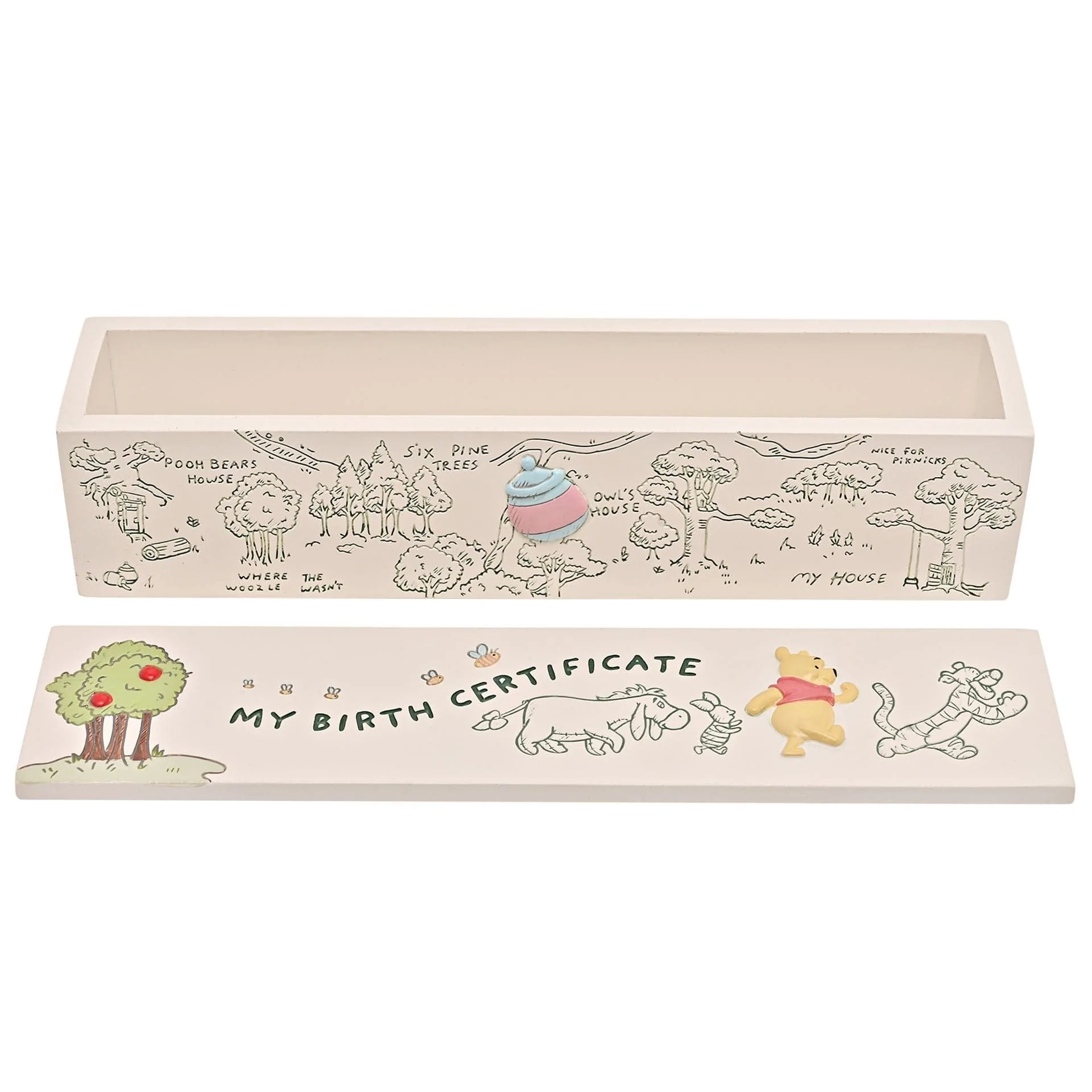 Disney Winnie The Pooh & Friends Birth Certificate Tube - Image 3