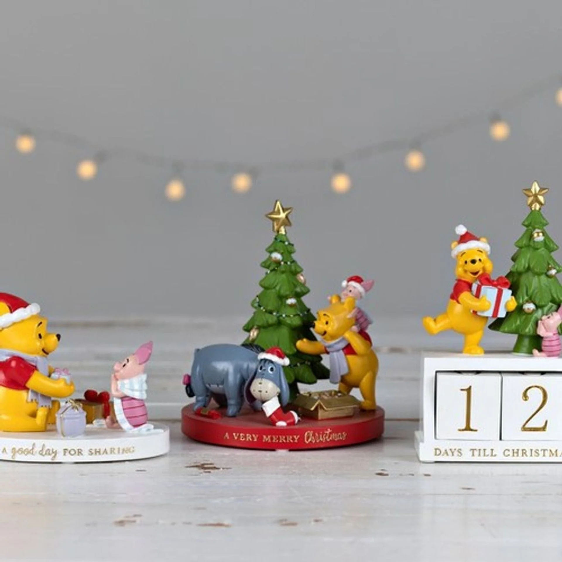 Disney Winnie The Pooh Resin Christmas Count Down Calendar - Image 3