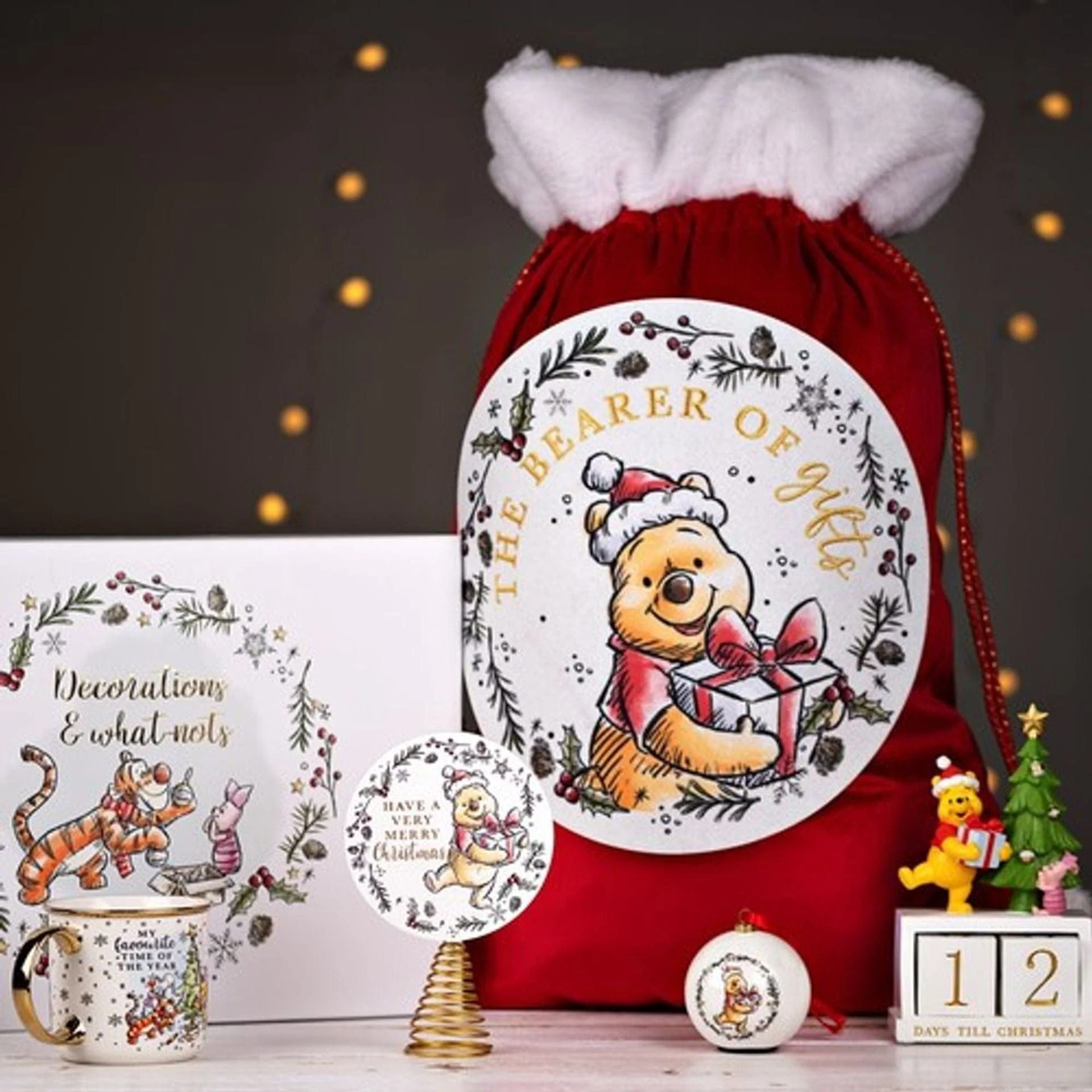 Disney Winnie The Pooh Resin Christmas Count Down Calendar - Image 4