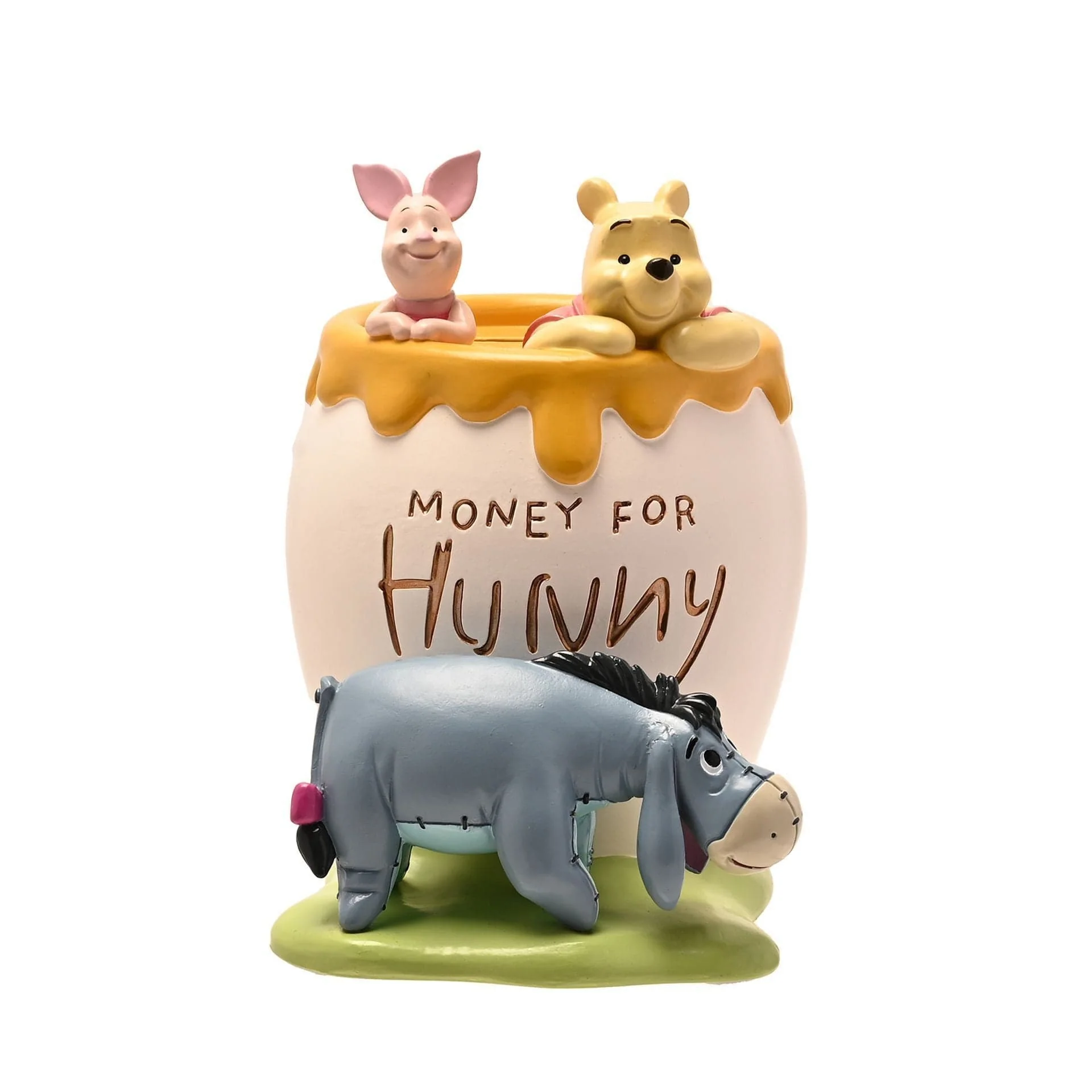 Disney Winnie The Pooh Resin Money Bank 'Money for Hunny'