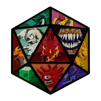 Dungeons & Dragons D20 Metal Medallion - Image 2
