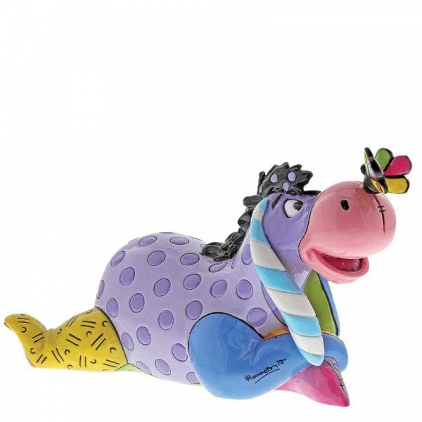 Disney Britto Eeyore with Butterfly Mini Figurine 6001309 - Image 5