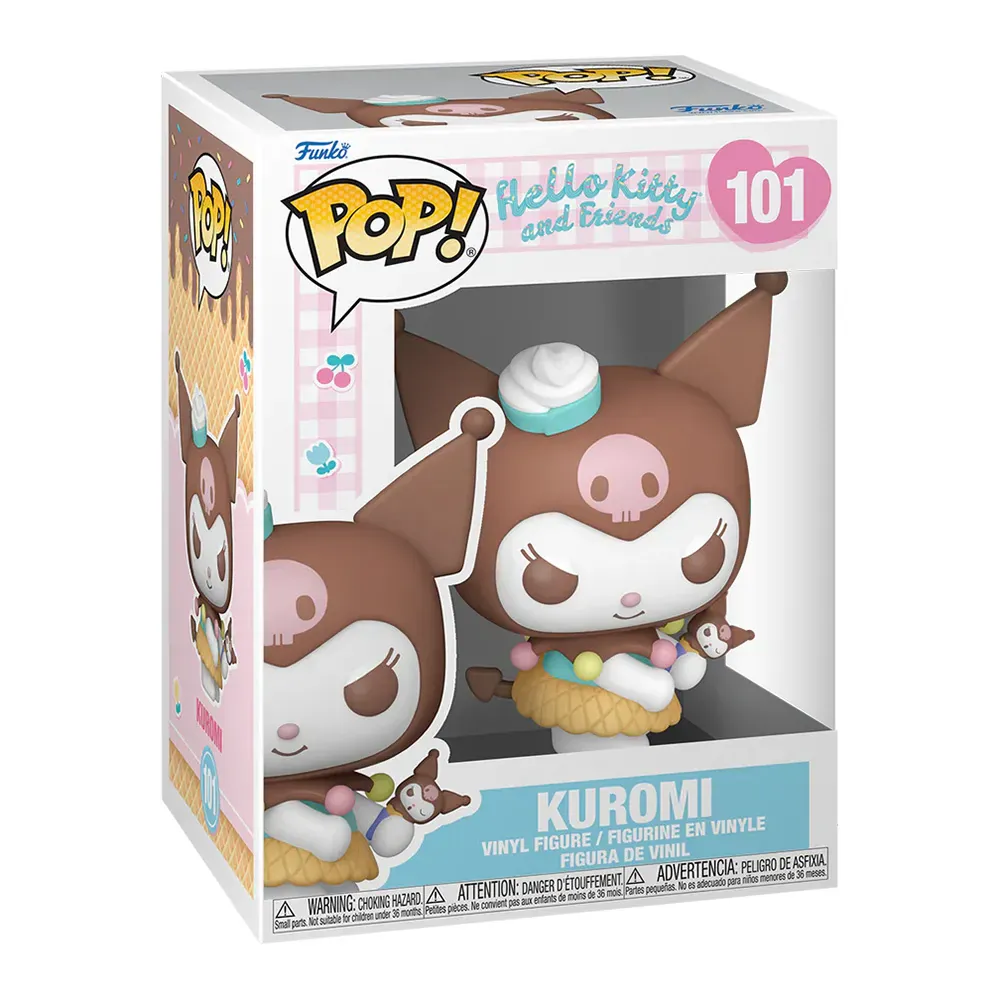 Funko Pop! Kuromi With Ice Cream Hello Kitty And friends Pop Vinyl #101