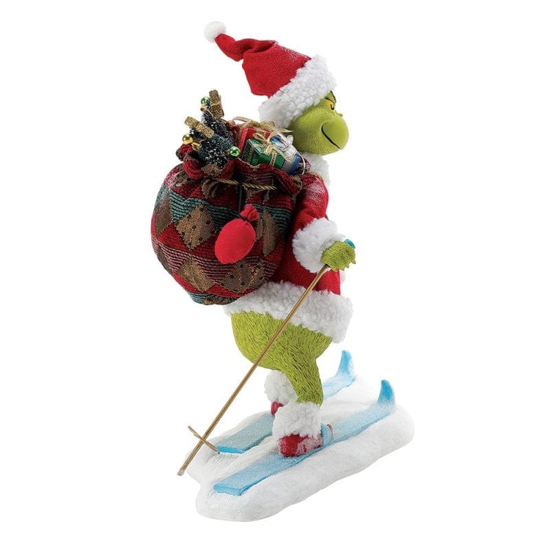 Grinchy Delivery (The Grinch On Skis) Possible Dreams by Department 56 Christmas Figurine 6015894 - Image 2