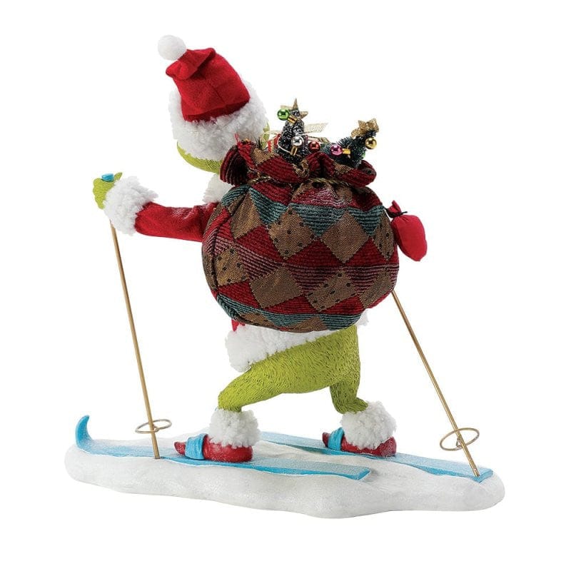 Grinchy Delivery (The Grinch On Skis) Possible Dreams by Department 56 Christmas Figurine 6015894 - Image 3