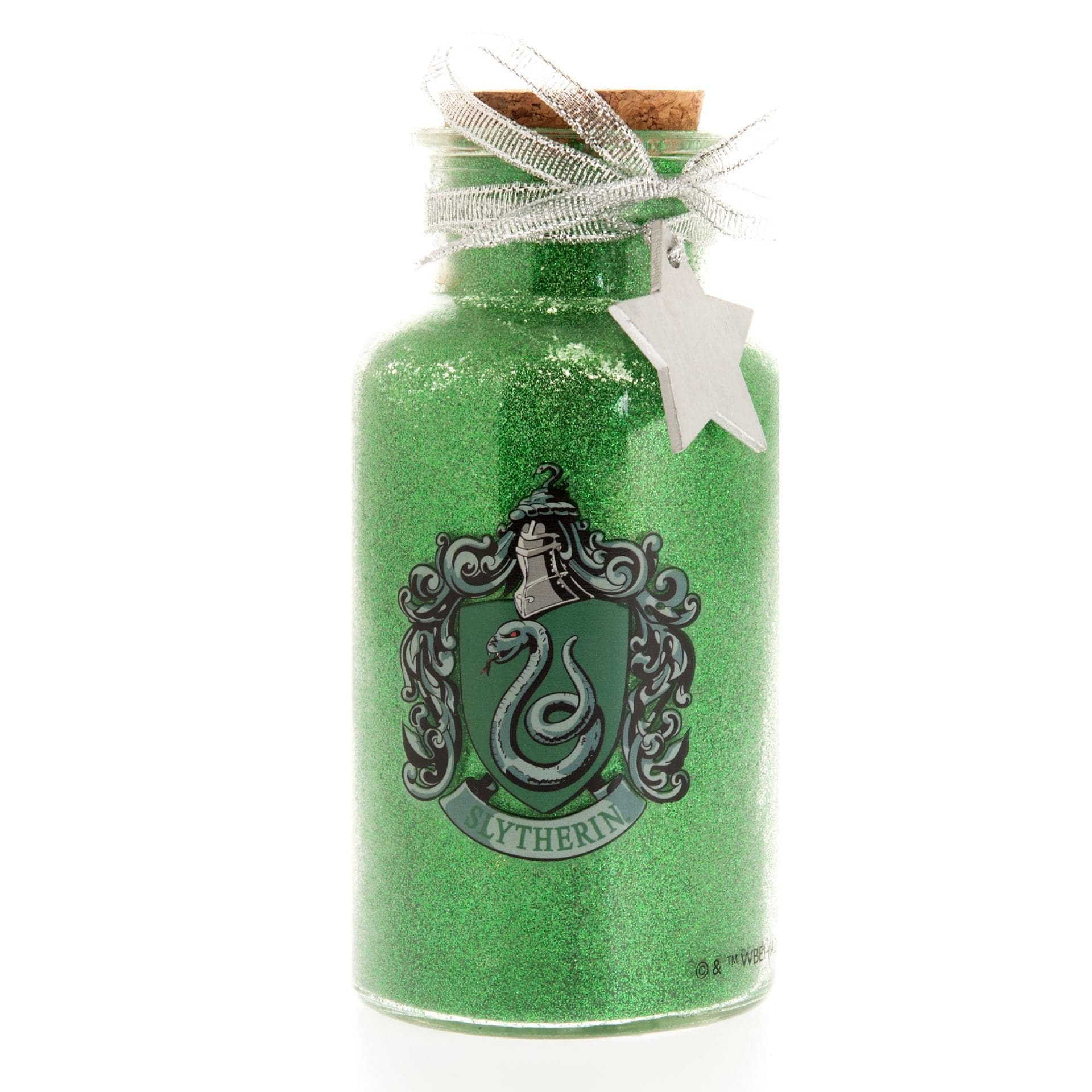Harry Potter LED Light Up House Crest Glass Jar Slytherin - Image 2