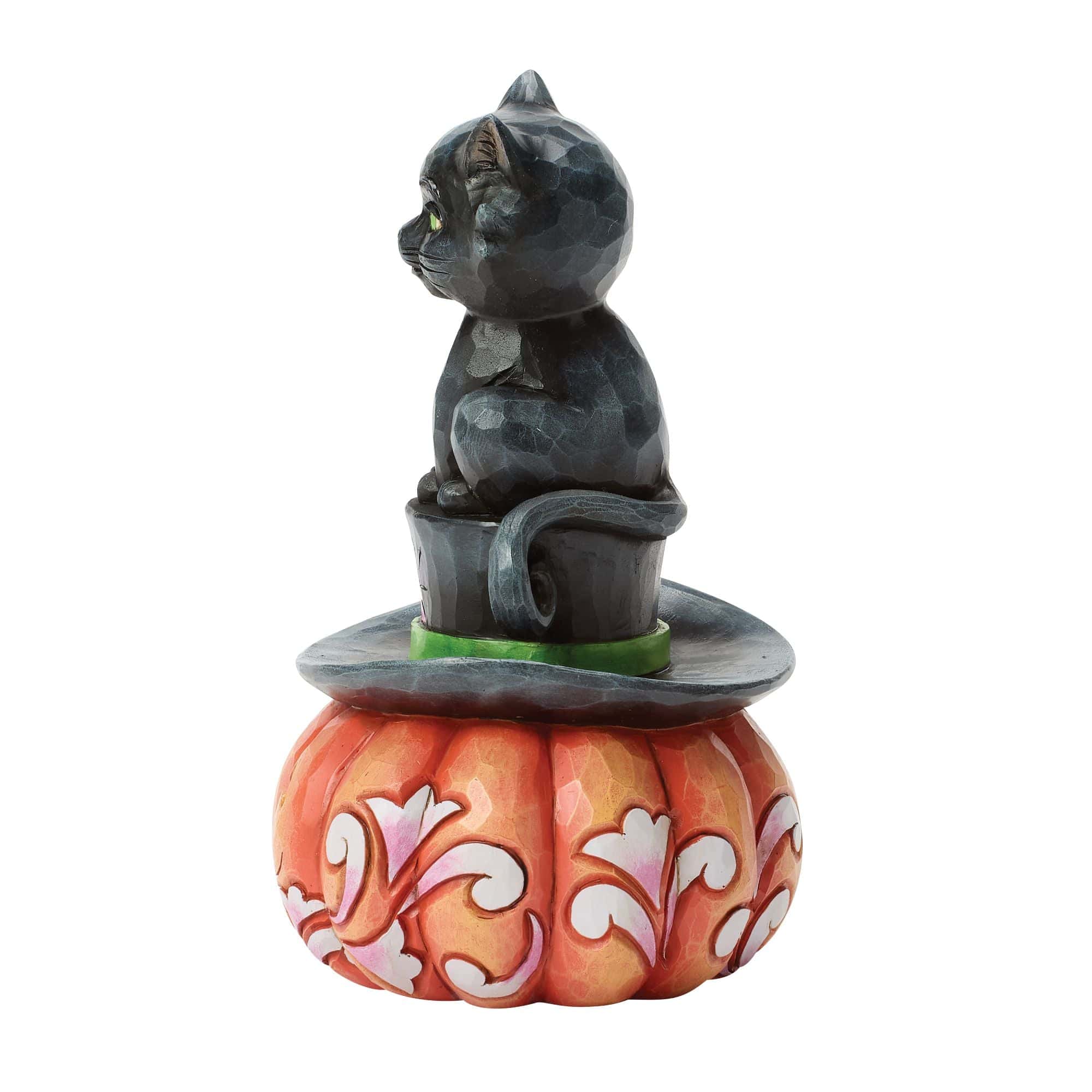 Heartwood Creek Black Cat Sitting On Top Hat Figurine By Jim Shore - Image 4