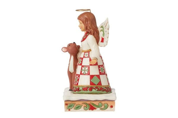 Heartwood Creek By Jim Shore Christmas Angel With Deer Figurine 6015532 - Image 2