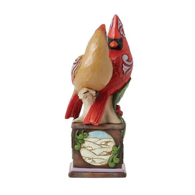 Heartwood Creek By Jim Shore Faith, Joy and Hope (Cardinals On A Pedestal) Figurine 6015523 - Image 4