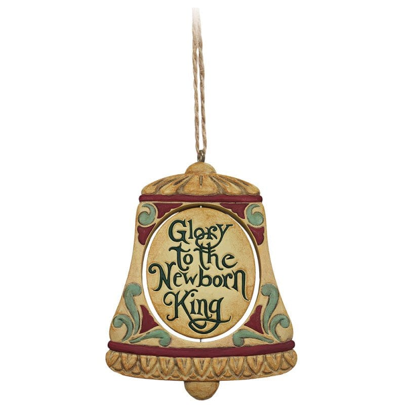 Heartwood Creek By Jim Shore Rotating Holy Family In Bell Hanging Ornament 6017243 - Image 2