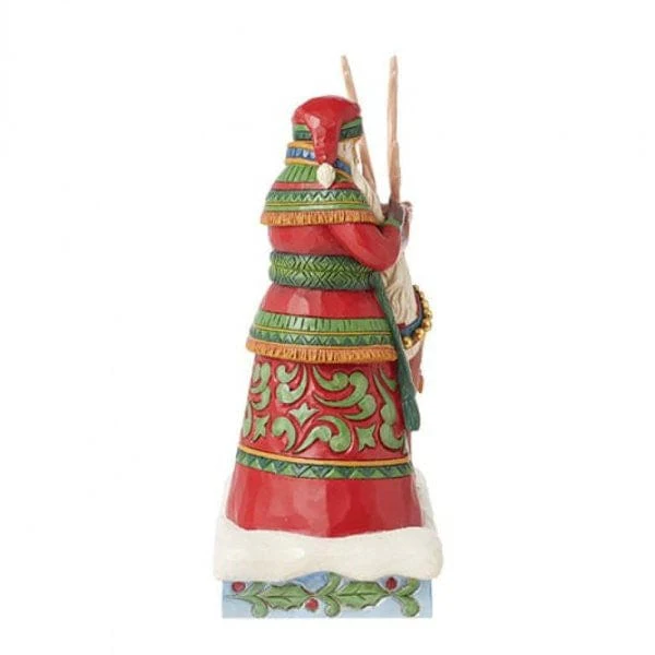 Heartwood Creek By Jim Shore Santa With Reindeer Figurine 6015498 - Image 4