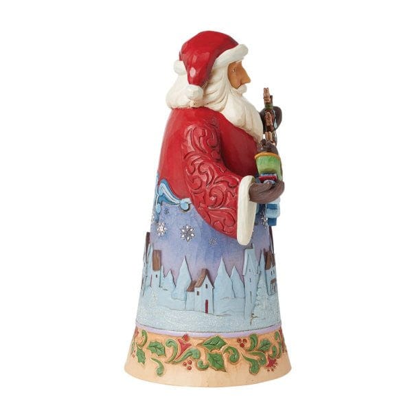 Heartwood Creek By Jim Shore Santa With Sleigh In Overnight Scene Figurine 6015502 - Image 4