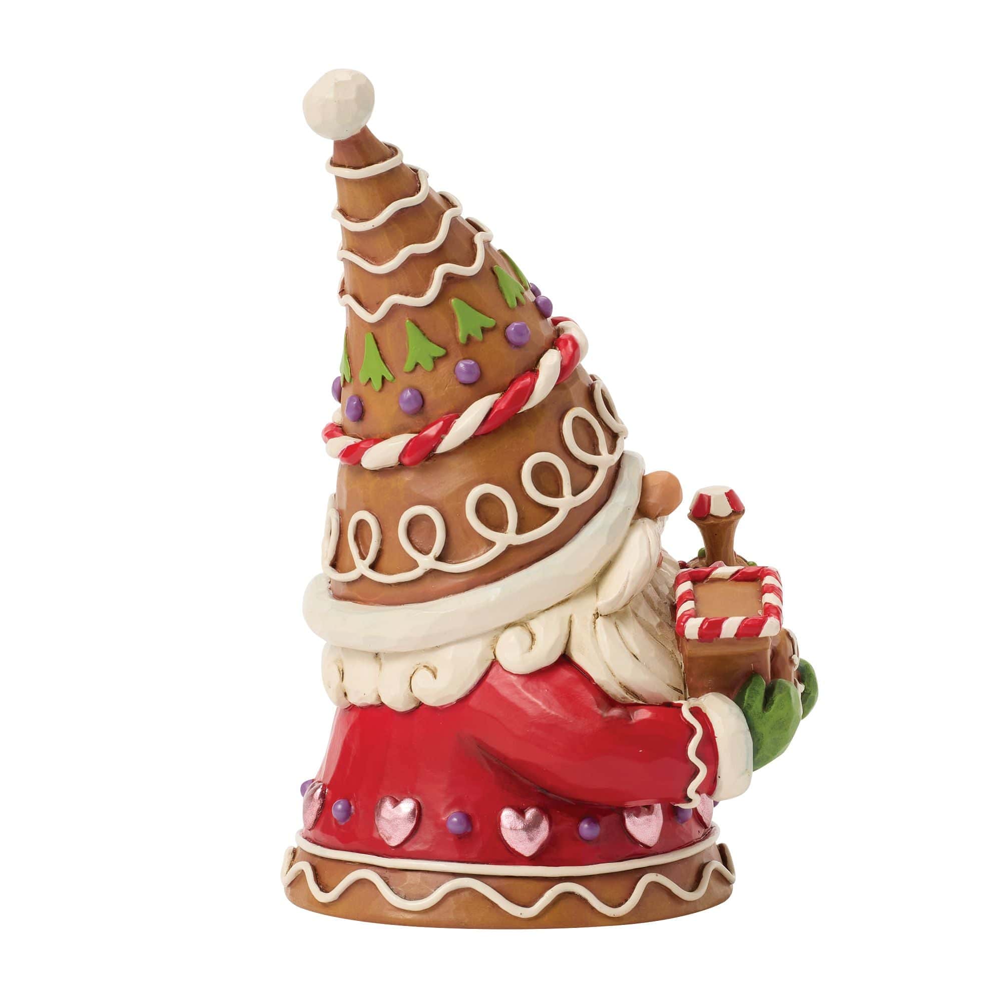 Heartwood Creek Gingerbread Gnome with Train Engine Figurine By Jim Shore - Image 2