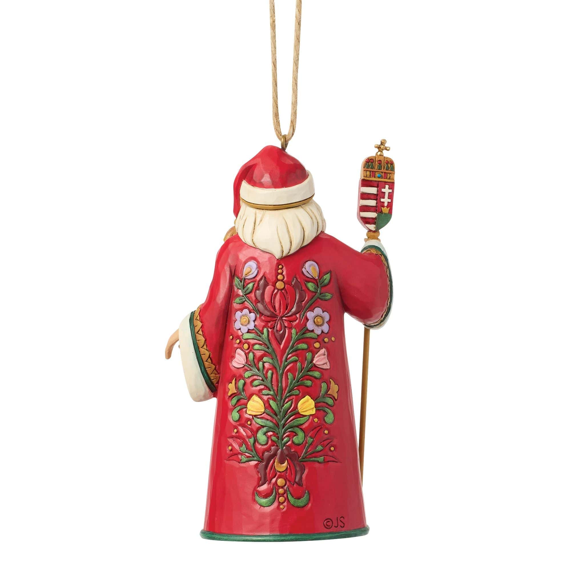 Heartwood Creek Hungary Santa Hanging Ornament By Jim Shore - Image 2