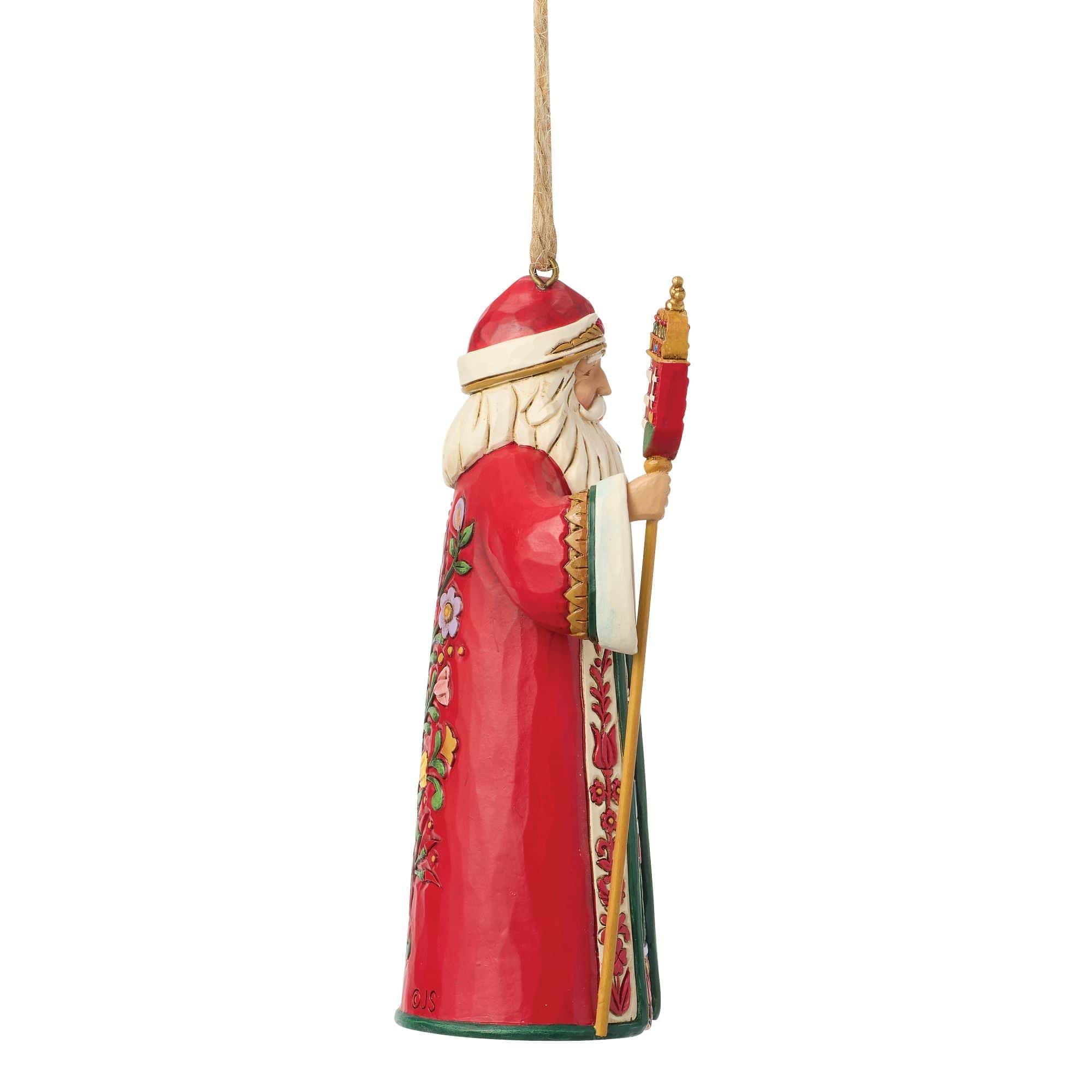 Heartwood Creek Hungary Santa Hanging Ornament By Jim Shore - Image 4