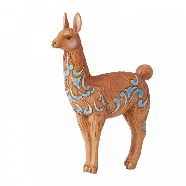 Heartwood Creek Llama Mini Figurine by Jim Shore 6006446 - Image 3