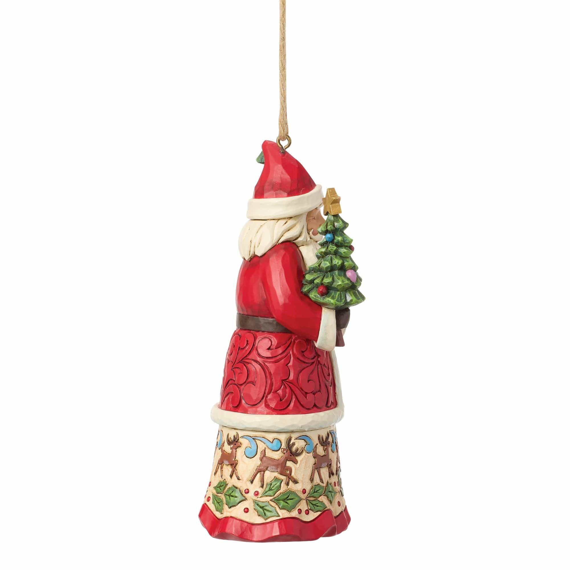 Heartwood Creek Santa With Gifts Hanging Ornament By Jim Shore - Image 3
