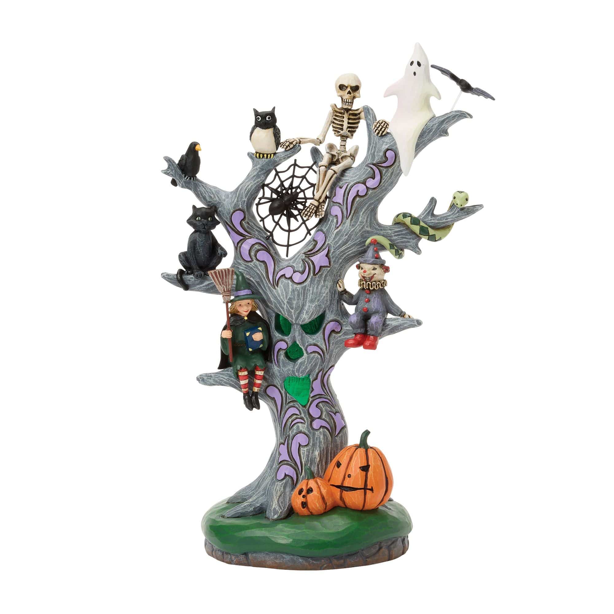 Heartwood Creek Scary LED Tree Figurine By Jim Shore - Image 3