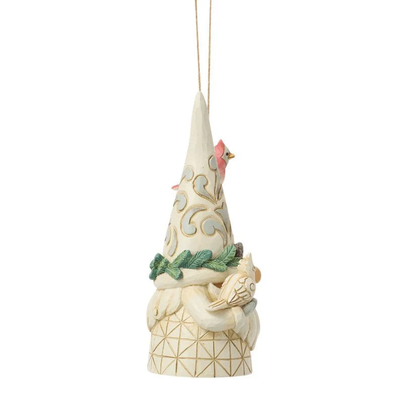 Heartwood Creek Woodland Gnome With Birdhouse Hanging Ornament By Jim Shore - Image 3