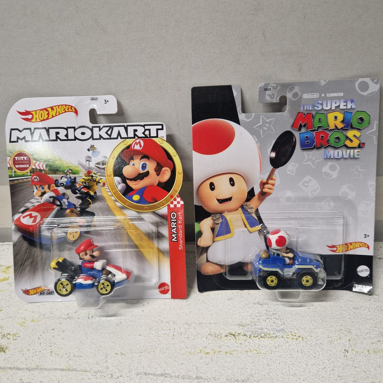 HOT WHEELS VALUE PACK - Set of 4 Hot Wheels Mario Kart Vehicles - Image 3