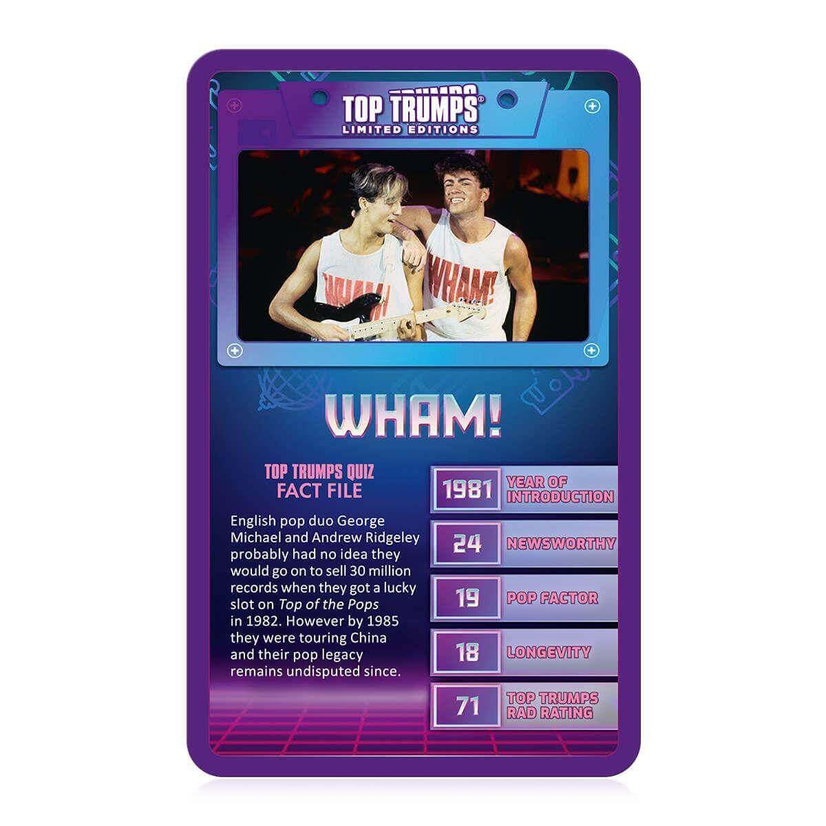 Let's Go Back To The 1980's Top Trumps Card Game - Image 4